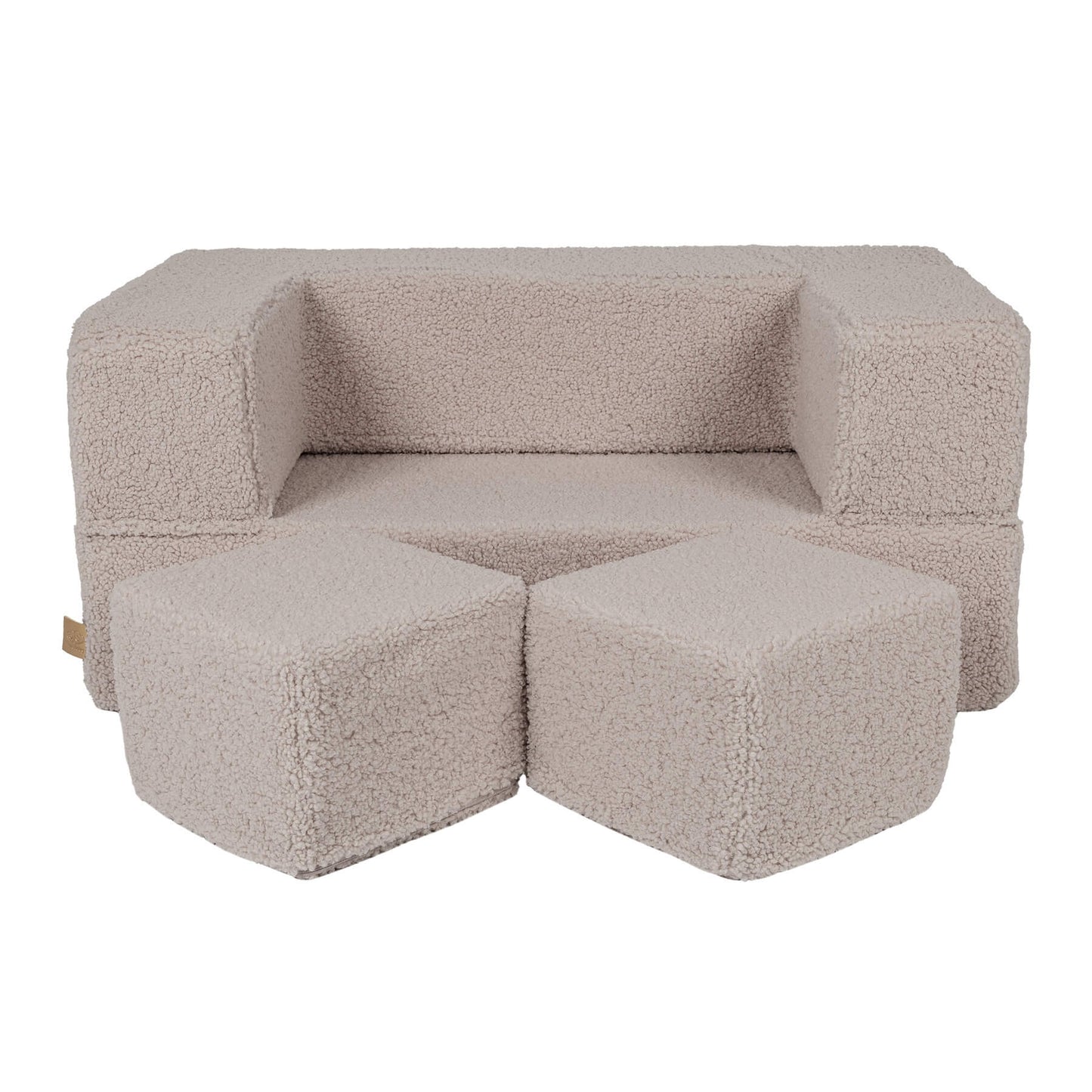 Bearly kinderspeelbank licht Grijs/Taupe
